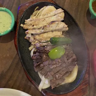 Combo fajitas for 2