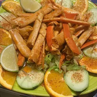 Delicious crab legs