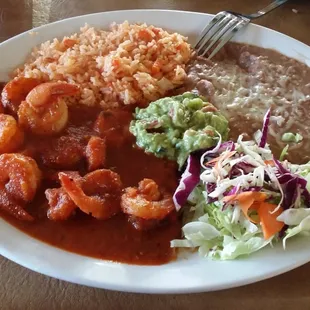 Camarones a la Diabla dish