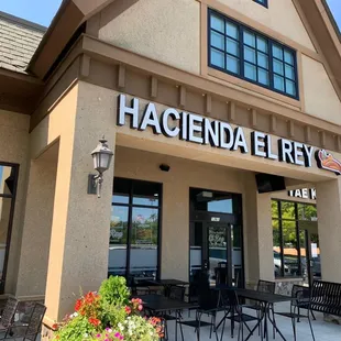 the front of a restaurant