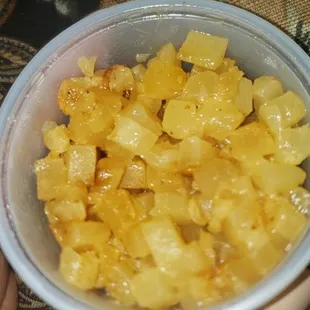 Grilled pineapple