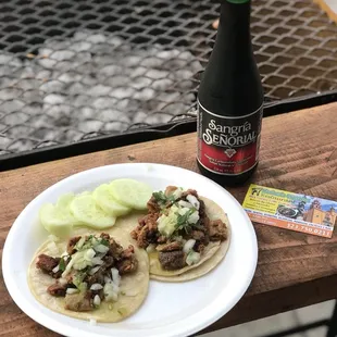 Tacos de Tripita  los pedi bien doraditas