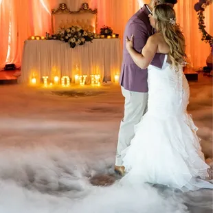 First dance/ dancing in the clouds