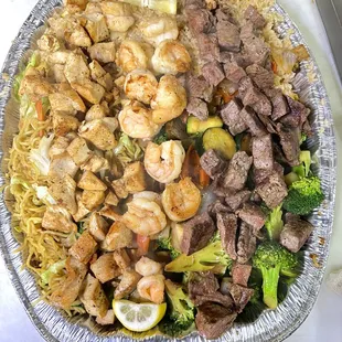 Custom made tray. Party size orders available.