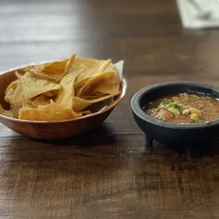 Complimentary chips &amp; salsa