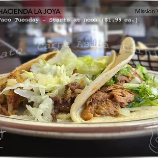 &quot;Carlos&apos; Choice&quot; - Carne asada &amp; potato tacos