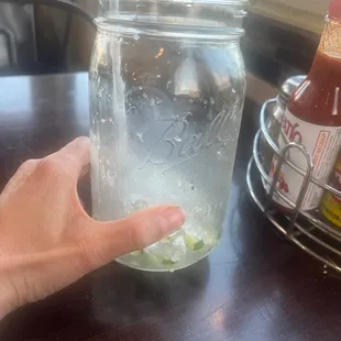 Totally loved the agua de pepino con limon bomb