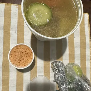 To go order looks like this.