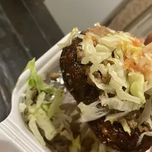Burned sope
