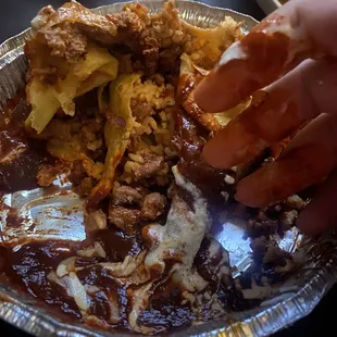 Wet burrito no utensils