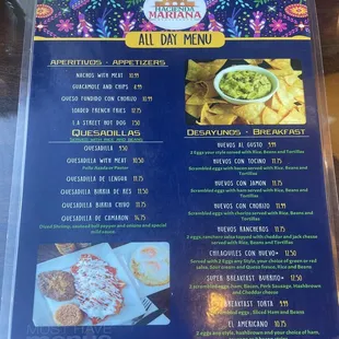 menu sept 2022