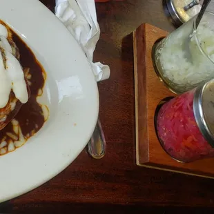 I ate birria burrito it was amazing and ate a old Mexican  dessert called capitotara it was authentic.....