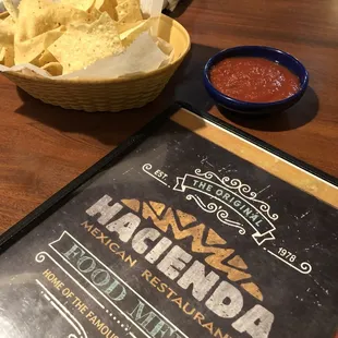 Love how everyone gets their own salsa!