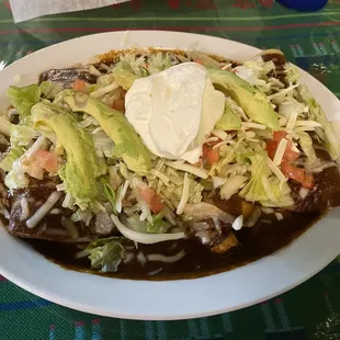 Mole Enchiladas