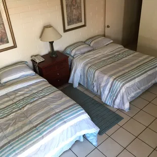 Double beds available