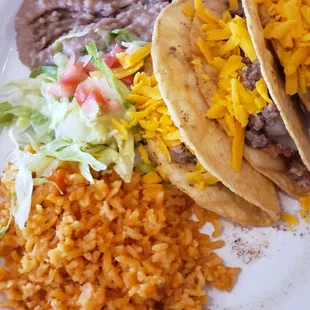 3 taco plate