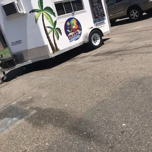 Shaved ice truck