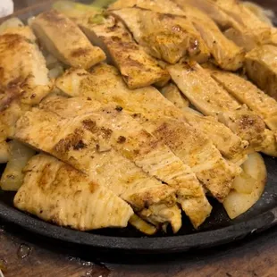 Chicken fajitas