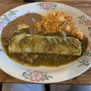 Chile Verde Burrito
