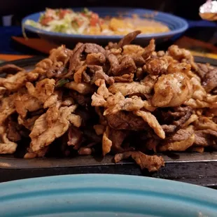 The first pic is last nights dinner. The second one is what we used to get.