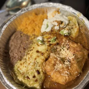 a plate of food