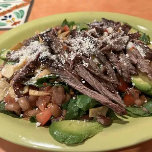 Carne asada salad