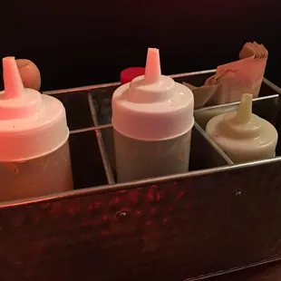 The "Box-O-Salsas!" From left to right: Habanero, Hit Chilies and Cilantro, all amazing!...