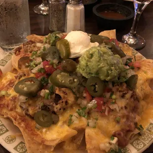 Their nachos (not on menu, should be!)