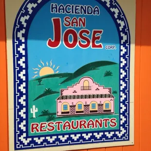 a sign for a restaurant