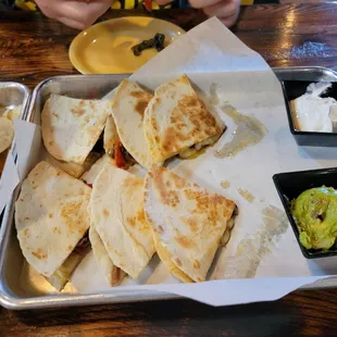 Brisket quesadilla