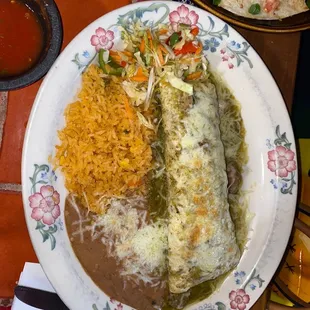 Green Chile burrito.