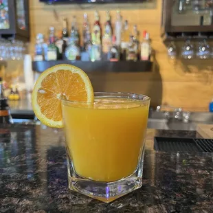 freshly squeezed natural orange juice