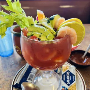 Large shrimp cocktail