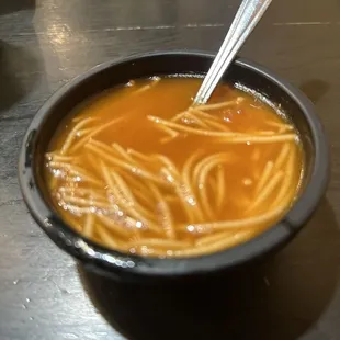 Complimentary soup