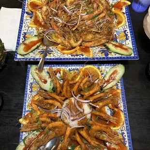 Camarones a la Diabla Langostinos Hacienda