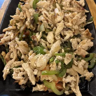 Chicken fajitas