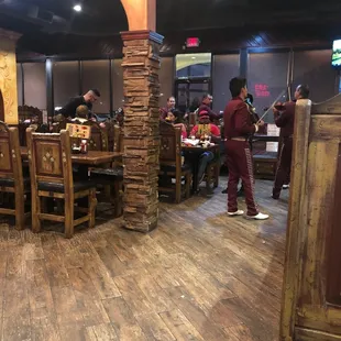 Mariachi band playing