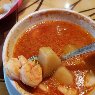 Shrimp soup