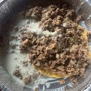 This is queso? Interesting. Worst $8 I've ever spent.