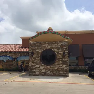 Sombrero on top of the main entrance