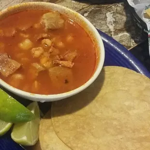 Best pozole, only available on the weekends.