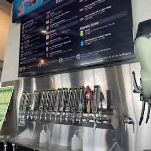 Taps and Beer Menu