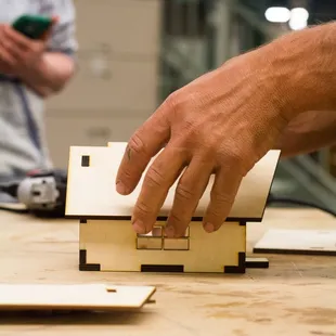 Lasercut model house