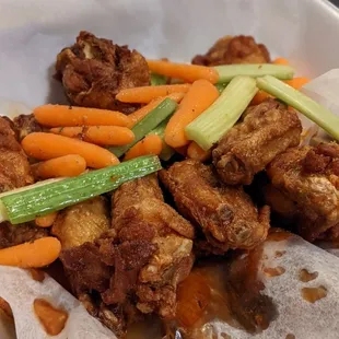 Original seasoned and hot honey