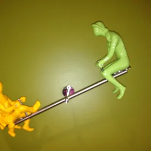 Fremont Medical: detail 4th floor lobby wall sculptures.