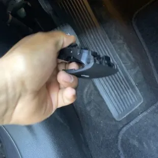 Broken hood release latch