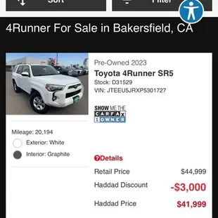 New sales price this week... so the original price, marked up, then said to be on sale.