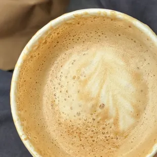 Cappuccino, perfectly made, delicious in the morning