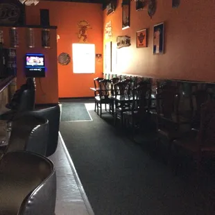 a view of the dining room