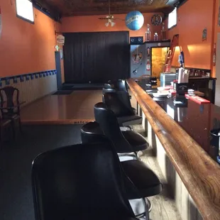 a view of the bar